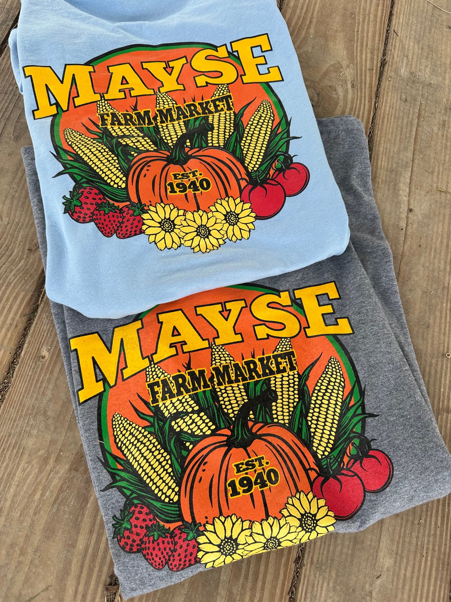 T-Shirt Farm Fresh - Light Blue