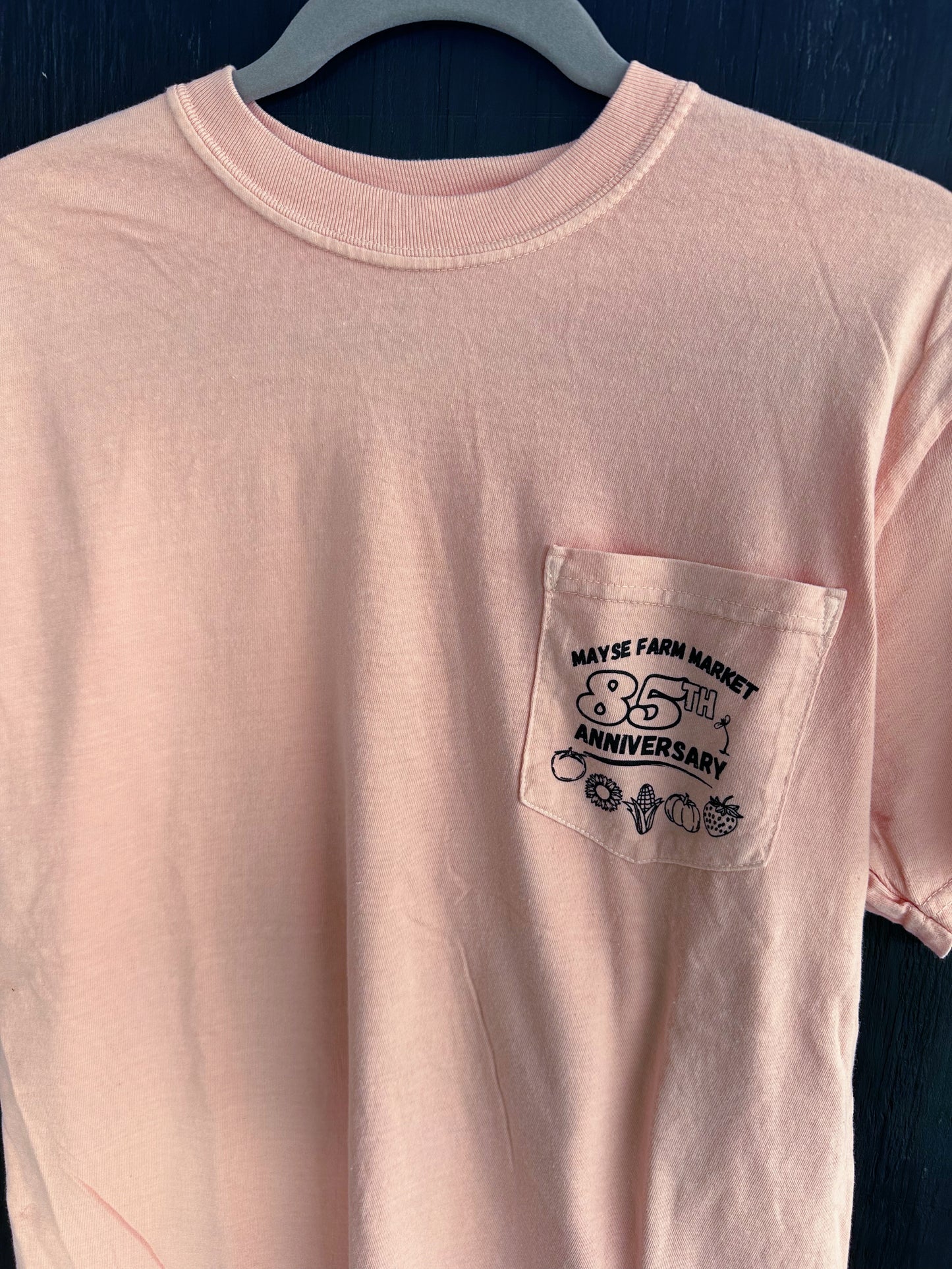 Mayse 85th Anniversary T-Shirt - Peach
